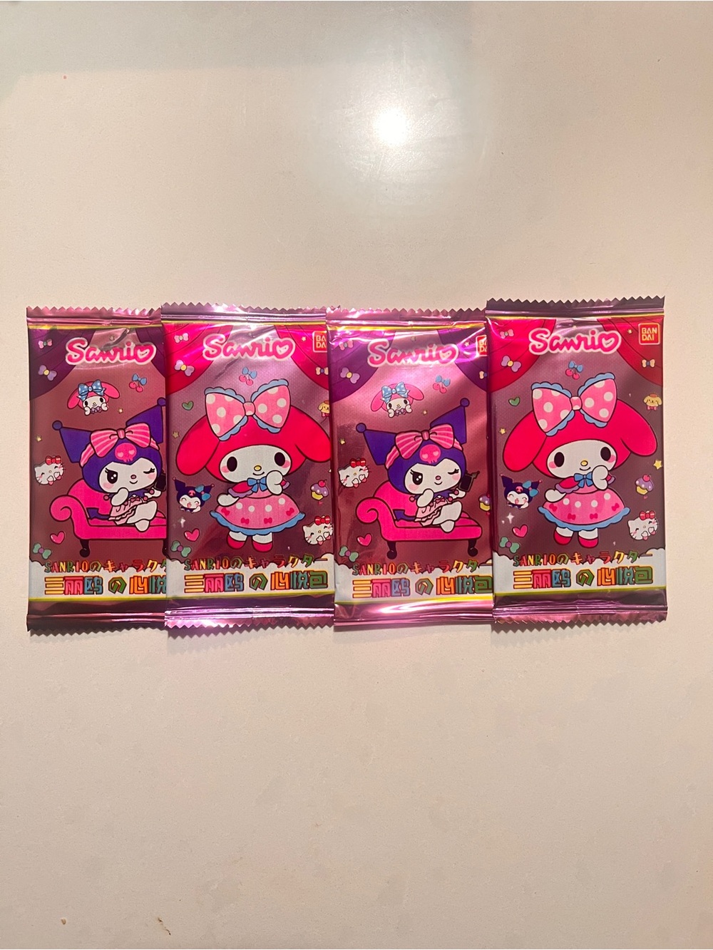 Sanrio My Melody, Kuromi Trading Cards - Pack of 4